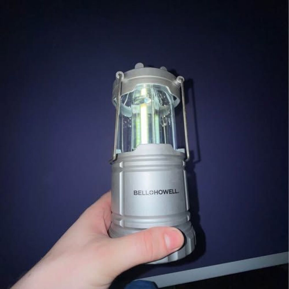 Bell+Howell collapsible silver Lantern